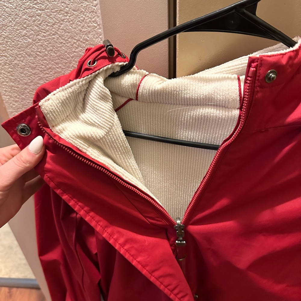 Red Hooded Jacket - Picture 2 of 3